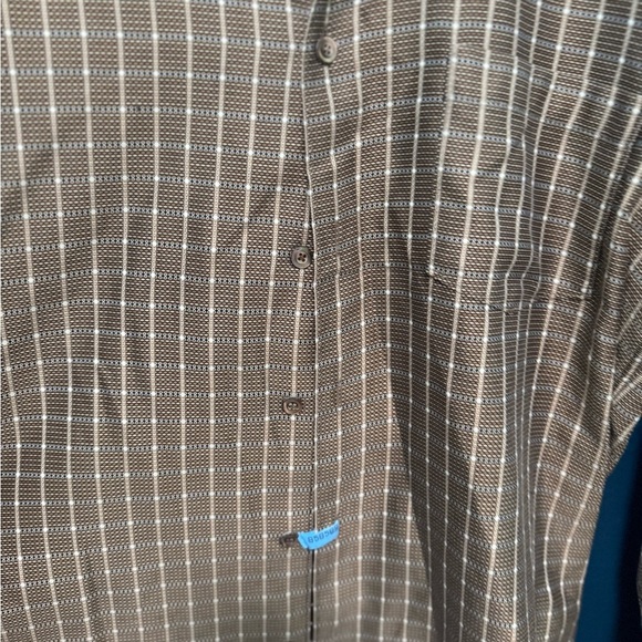 Ermenegildo Zegna Men's Brown Checkered Shirt M - Picture 9 of 9